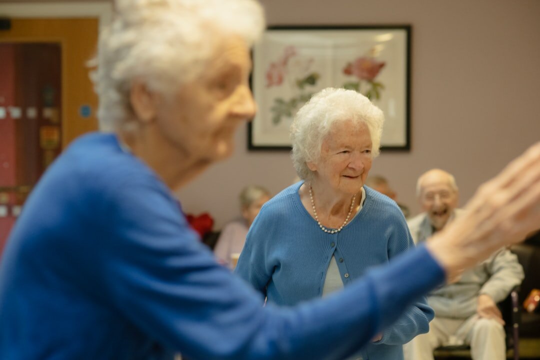 senior citizens enjoying activities