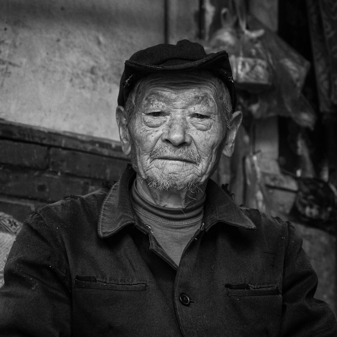 Smiling Slovak senior man portrait for membership promotion