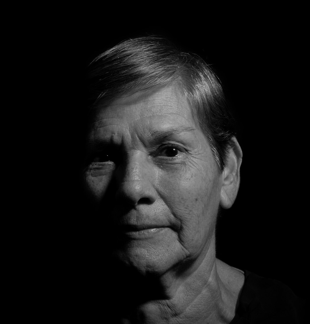 Smiling Slovak senior woman portrait for membership promotion